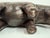 Animal Skin Vintage Leather Hippo by Dimitri Omersa for Liberty and Abercrombie and Fitch, 1970s For Sale - Image 7 of 18