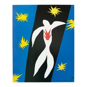 1987 After Henri Matisse for Verve "The Fall of Icarus", Second Edition Full-Color Print