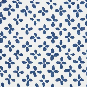 Schumacher Emerson Fabric in Blue