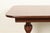 Baker Furniture Style Georgian Mahogany Double Pedestal Extension Dining Table, Newly Refinished For Sale - Image 11 of 18