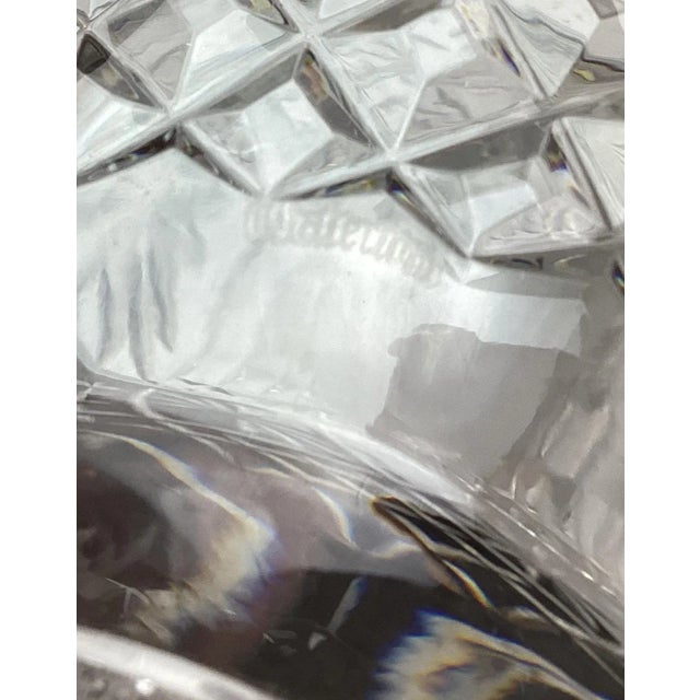 1970s Waterford Crystal Acorn Electric Table Lamp For Sale - Image 10 of 10