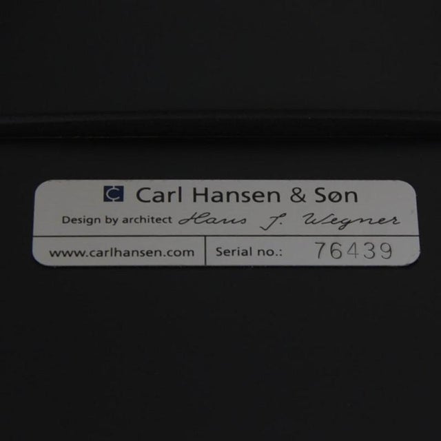 CH07 Shell Chair in Grey Fabric by Hans J. Wegner, 2010s For Sale - Image 17 of 18