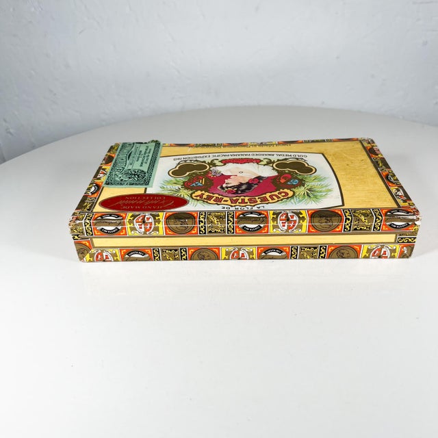 1980s Vintage Cuesta -Rey 10 Cigar Box Dominican No 7 Robusto Centennial For Sale - Image 5 of 13