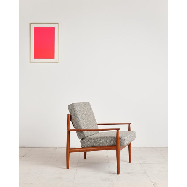 Grete Jalk Teak Armchair by Grete Jalk for France & Søn, Denmark, 1950s For Sale - Image 4 of 18