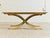 La Barge Mid 20th Century Estate Size Polished Brass Cocktail Coffee Table Styled After La Barge Hollywood Regency For Sale - Image 4 of 12