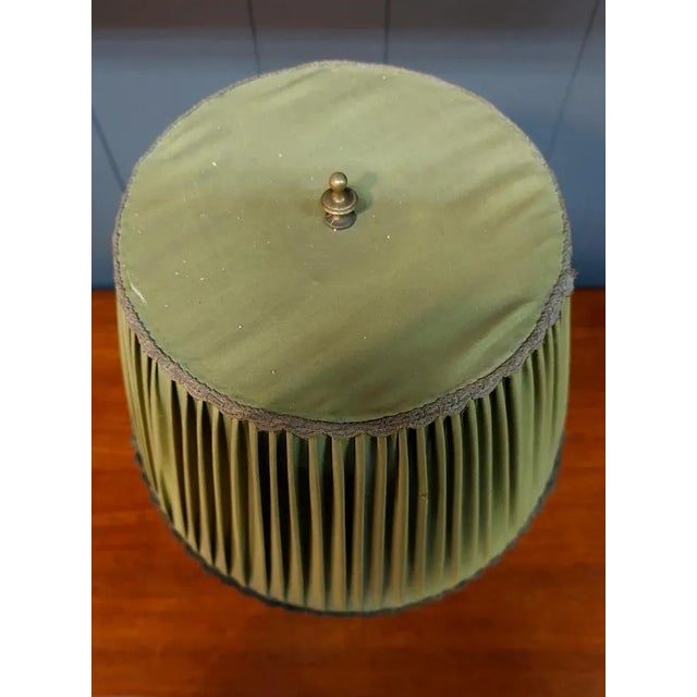 1930s Table Lamp in Brass with Shade, Italy, 1930s For Sale - Image 5 of 8