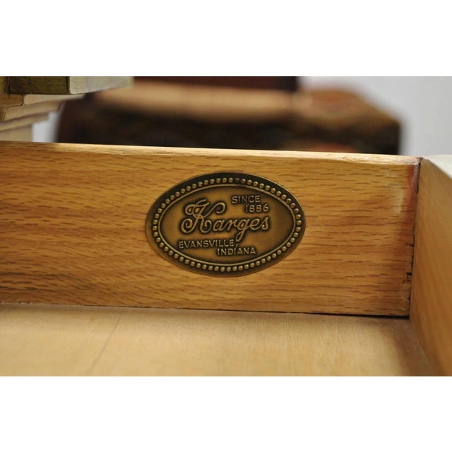 Late 20th Century Karges Italian Neoclassical Swedish Style Carved Console Table With One Drawer For Sale - Image 5 of 12