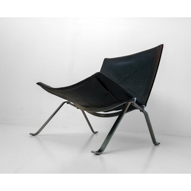 1990s PK22 Lounge Chair by Poul Kjærholm for Fritz Hansen, Denmark, 1993 For Sale - Image 5 of 12