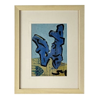 Contemporary Collage "Morse Node" by Paris Artist Matthew Rose For Sale