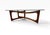 Adrian Pearsall Mid-Century Modern Adrian Pearsall Glass Top Walnut Coffee Table For Sale - Image 4 of 6