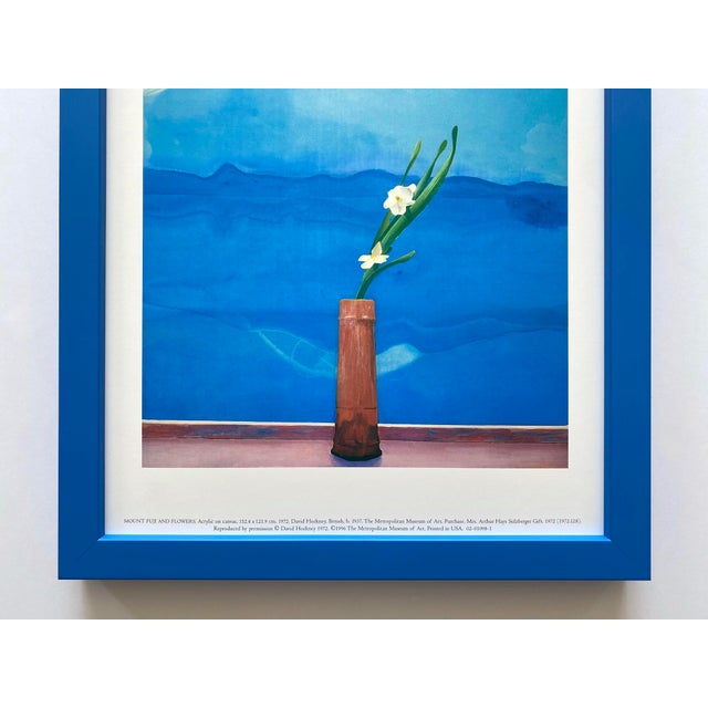 David Hockney Vintage 1996 Metropolitan Museum of Art Framed