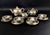1930s italian signed ceramic hand-painted tea set beautiful and important ceramic service from the prestigious m.a.p....