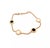 Contemporary Bulgari Rose Gold 4 Disc Bracelet 18k Engraved Bezel Chain For Sale - Image 3 of 7
