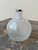 Vintage White + Black Blown Glass Vessel, Circa 1980s For Sale In New York - Image 6 of 9