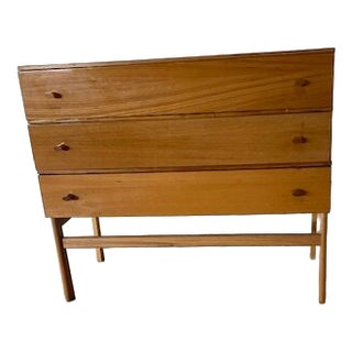 Vintage Three Drawer Chest of Drawers by Jitona, 1970 For Sale