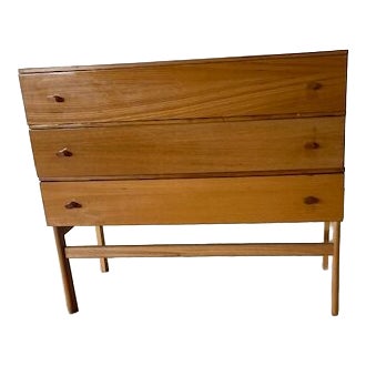 Vintage Three Drawer Chest of Drawers by Jitona, 1970 For Sale