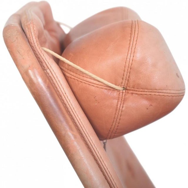 Jetson Chair in Patinated Anilin Leather by Bruno Mathson, 1990s For Sale - Image 12 of 18