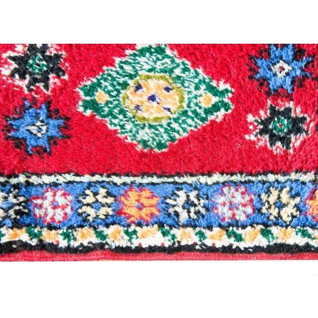 Tribal Vintage Petite Moroccan Rug For Sale - Image 3 of 15