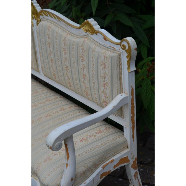 Wood Swedish Rococo Sofa, 1850s For Sale - Image 7 of 9
