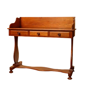 Mahogany Three-Drawer Antique EnglishWash Stand