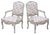 Antique French Painted Armchairs, 1900, Set of 2 For Sale - Image 3 of 11