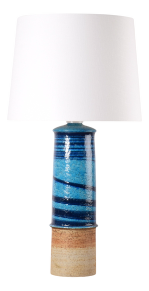 Scandinavian Modern Stoneware Table Lamp by Inger Persson for Rörstrand, Sweden, 1960s