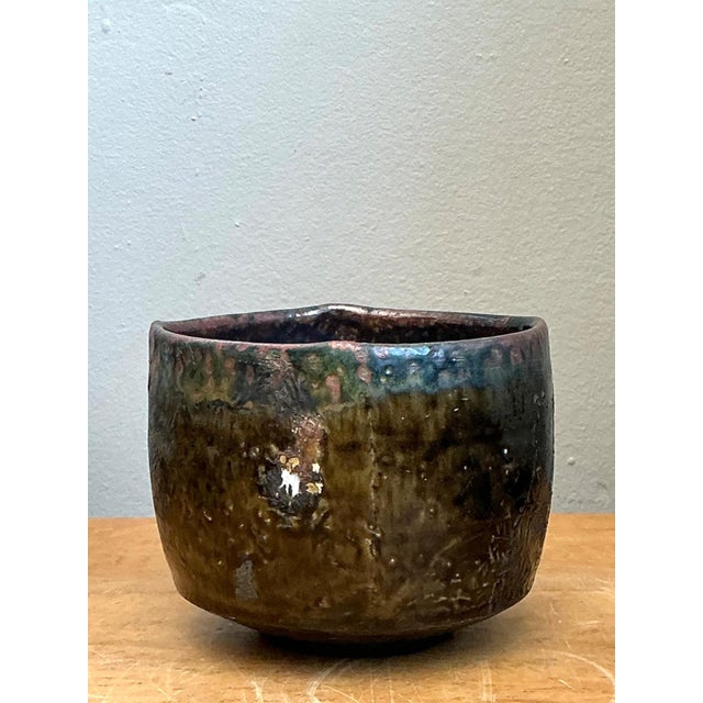 Vintage Handcrafted Abstract Ceramic Bowl For Sale - Image 12 of 18