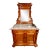 Late 19th Century Victorian Antique Vanity**Marble Top, Carved Walnut, Beveled Mirror** For Sale