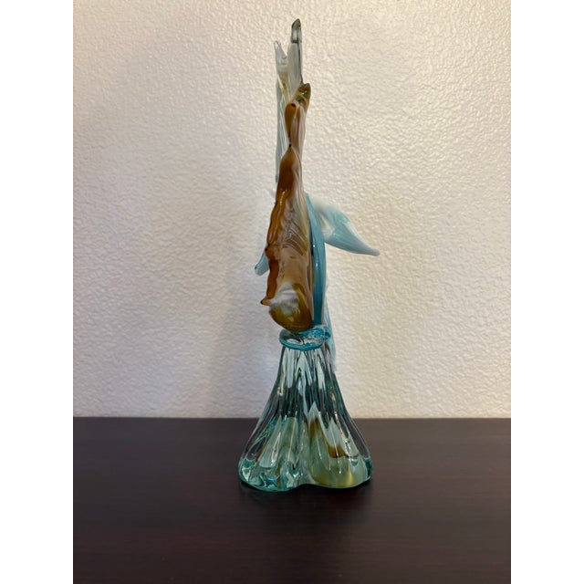 Murano Murano Vintage Swordfish Sculpture For Sale - Image 4 of 6