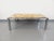 Large Vintage Coffee Table in Chrome Metal, Yellow Onyx Type and Resin, 1970s For Sale - Image 9 of 15