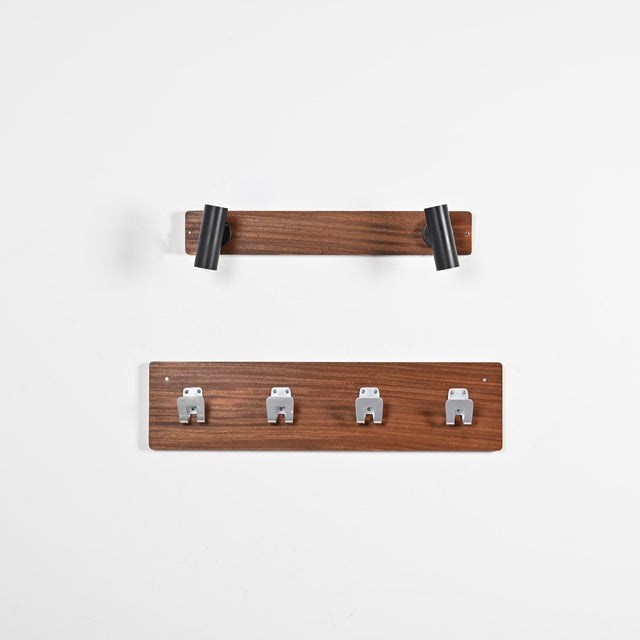 Pierre Guariche: Coat Rack and Lights for La Plagne Ski Resort, 1968 by Pierre Guariche, 1960s, Set of 2 For Sale - Image 16 of 18