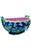 French French Vintage Majolica , Scalloped Shape Center Bowl/ Planter. For Sale - Image 3 of 9
