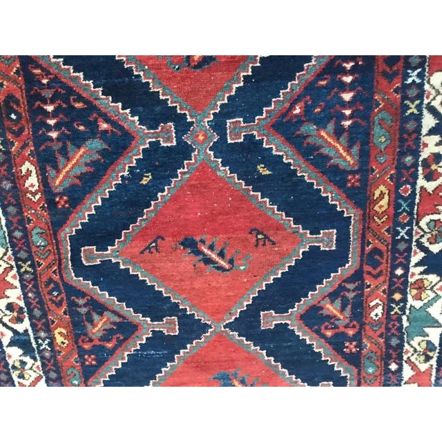 Antique Kurdish Rug For Sale - Image 4 of 16