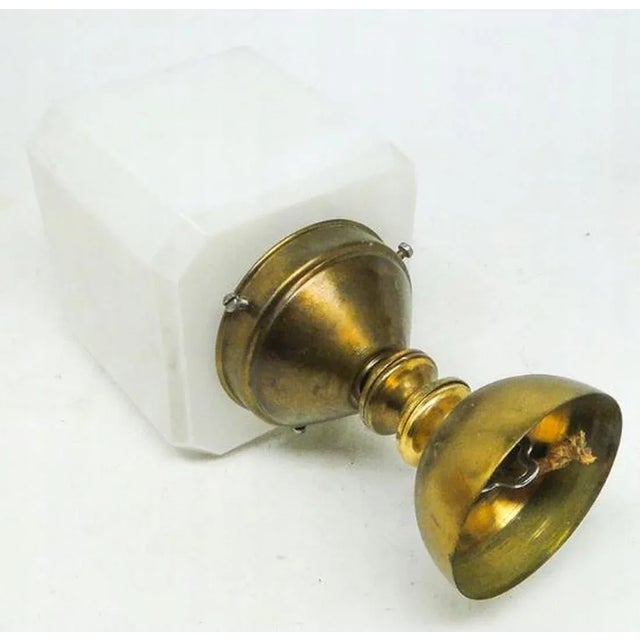 Art Deco Style Pendant Lamp, Poland, 1950s For Sale - Image 4 of 7