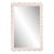 Fleur Home Audubon Bamboo Sticks Rectangle Mirror in Pink Ground, 31.5x39 For Sale