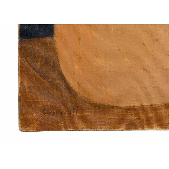 Contemporary Alberto Gallerati, A Magnifying Mirror, 1980s, Oil Painting For Sale - Image 3 of 6