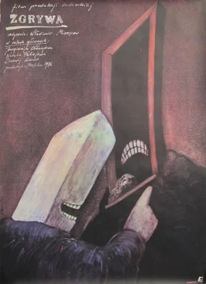 1976 Original Polish Movie Poster - Practical Joke "Zgrywa"