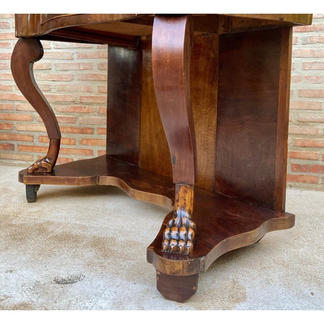 Antique Console Table in Wood with Drawer For Sale - Image 12 of 18