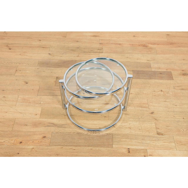 Mid-Century Chrome and Glass Coffee Table by Milo Baughman, USA, 1970s For Sale - Image 6 of 17