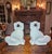Pair of Antique Old Staffordshire Dogs With Newcomb Collage in New Orleans Provenance For Sale In Charlotte - Image 6 of 15