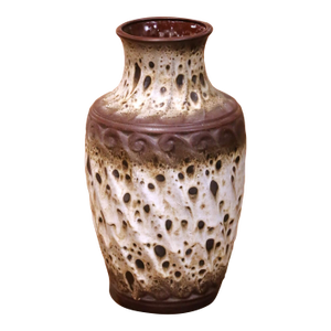 Mid-Century German Studio Pottery Ceramic Vase by Töpferei Ceramano