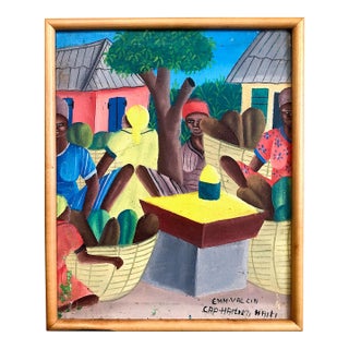 Market Day in Cap-Haïtien, Haiti, by Emm Valcin For Sale