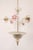 Traditional Vintage Murano Style Crystal J Arms Chandelier With Gold & Rose Inflections For Sale - Image 3 of 14