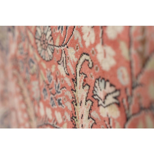1970s Vintage Persian Handmade Wool 8x11 Red Area Rug For Sale - Image 9 of 11