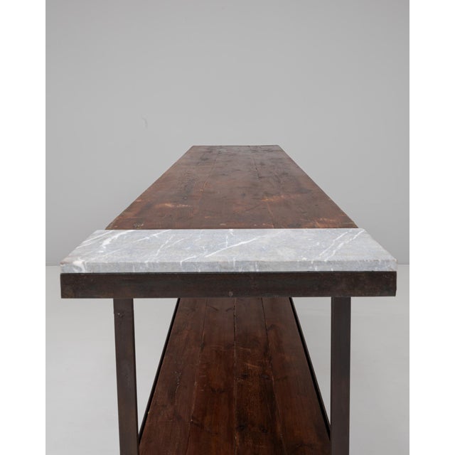 20th Century French Metal Industrial Table For Sale - Image 14 of 18
