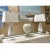 Pair of Alabaster White and Beige Pyramid Modern Art Deco Table Lamps For Sale - Image 6 of 13