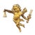 19th Century Winged Putto in Gilded Wood, Italy For Sale - Image 17 of 17