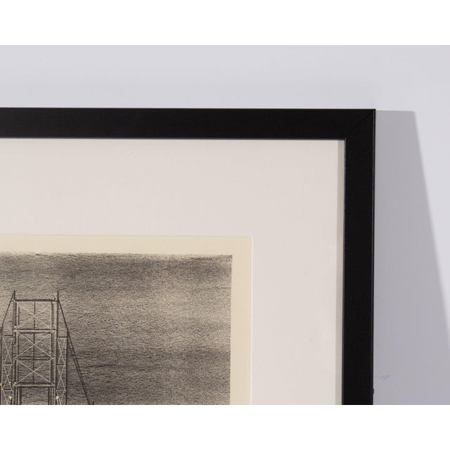 Mid-Century Modern “Rush Hour” Lithograph Signed by Richard Florsheim For Sale - Image 3 of 8