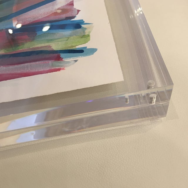 2010s Original Art in Lucite by M Stancil For Sale - Image 5 of 13