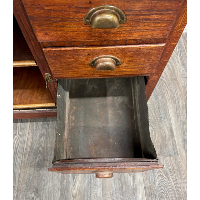 Antique Early 20th Century Hoosier Style Kitchen Cabinet For Sale - Image 14 of 18